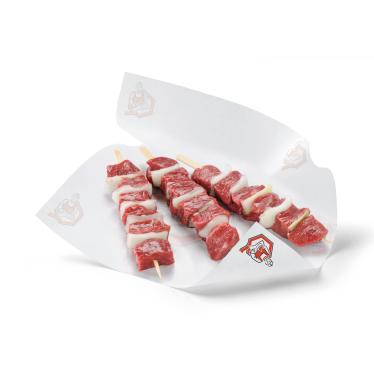 Brochette d'agneau nature