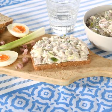 Salade jambon poireaux