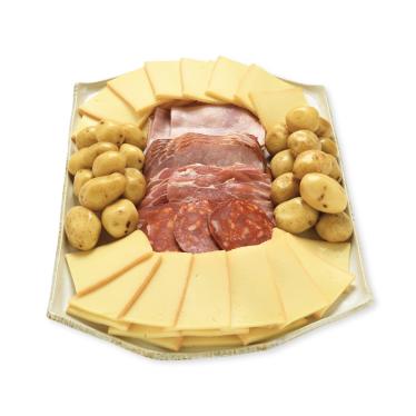 Raclette charcuterie et grenailles