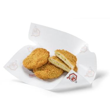 Voorgegaarde kip cordon bleu met appel en curry 