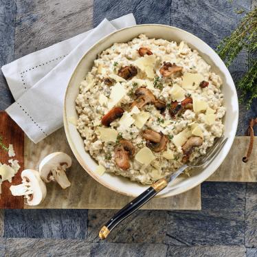 Risotto parmesan champignons