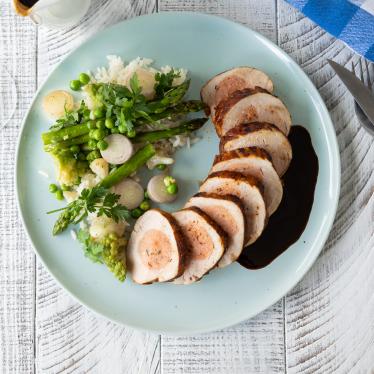 Gevulde varkensfilet